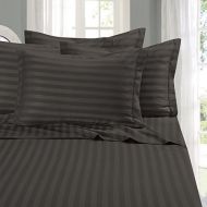 Elegant Comfort Best, Softest, Coziest Stripe Sheets Ever! 1500 Thread Count Egyptian Quality Luxury Silky-Soft Wrinkle & Fade Resistant 4-Piece Bed Sheet Set, Deep Pocket Up to 16