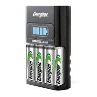 [아마존핫딜][아마존 핫딜] Energizer AA/AAA 1 Hour Charger with 4 AA NiMH Rechargeable Batteries (Charges AA or AAA batteries in 1 hour or less) - Packaging May Vary