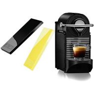 Nespresso Pixie Clips C60 Espresso Machine with Interchangeable Black and Lemon Neon Panels
