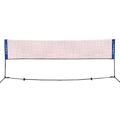 K&A Company Badminton Beach Training Net With Bag Portable Carrying Volleyball Tennis Outdoor Sport Portable 13.8 x 5