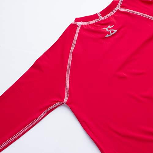  UZZI Kids UPF 50+ Loose Cut Long Sleeve Rashguard Swim T-Shirt