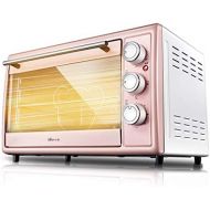 Unbekannt 30L 3-Schicht-Toaster auf der Arbeitsplatte, Mini-Pizzaofen-Brater, Rotisserie-Ofen, Easy Bake-Ofenmischungen, Backgeschirr fuer den Ofen, Pink