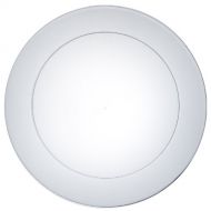 Party Essentials Hard Plastic Round Dinner Plate, 10-1/4 Diameter, Clear (Case of 240)