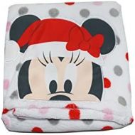 Disney Baby Minnie Mouse Santa Christmas Baby Blanket-30X36 Polka dots Rare