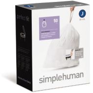 [아마존베스트]Simplehuman simplehuman Custom Fit Trash Can Liner J, 30-40 L / 10-10.5 Gal, 50-Count Box