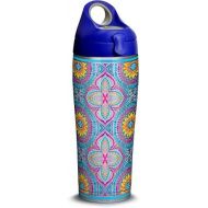Tervis Bright Mandala Stainless Steel Insulated Tumbler with Lid, 24 oz Water Bottle, Silver