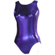 Look-It Activewear Shiny Purple Jewel Leotard for Gymnastics or Dance girls and women
