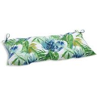상세설명참조 Pillow Perfect Outdoor/Indoor Soleil Swing/Bench Cushion, Blue/Green