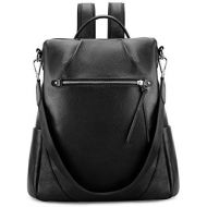 [아마존핫딜][아마존 핫딜] Kattee Leather Backpack Purse for Women Anti-theft Rucksack Shoulder Bag