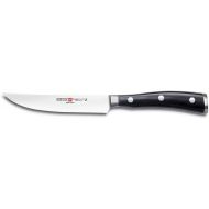Wuesthof Wusthof 4096-7 Classic IKON Steak Knife, One Size, Black, Stainless