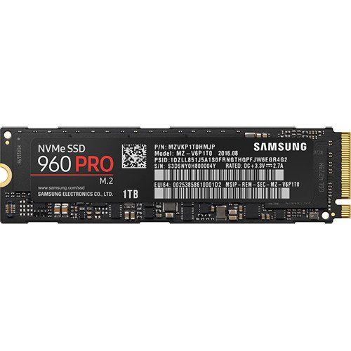 삼성 Samsung 960 PRO Series - 1TB PCIe NVMe - M.2 Internal SSD (MZ-V6P1T0BW)