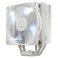 Enermax ETS-T40 Fit Outstanding Cooling Performance CPU Cooler 200W IntelAMD 120mm Dual Cluster Fans Included, LED Fan - White, ETS-T40F-W