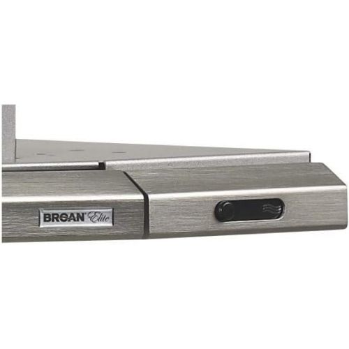  Broan 153004 Slide Out Range Hood, 30-Inch 300 CFM, Brushed Aluminum