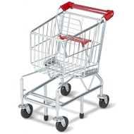 [아마존베스트]Melissa & Doug Toy Shopping Cart with Sturdy Metal Frame, Play Sets & Kitchens, Heavy-Gauge Steel Construction, 23.25 H x 11.75” W x 15 L