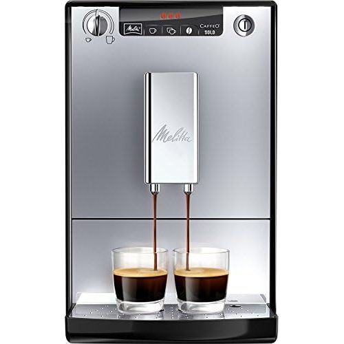  Melitta Caffeo Solo E 950Automatic Coffee Machine with Vorbrueh Function, Black/silver