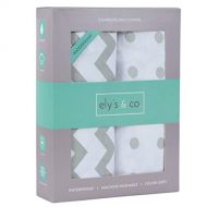 Waterproof Changing Pad Cover Set | Cradle Sheet Set by Elys & Co no Need for Changing Pad Liner