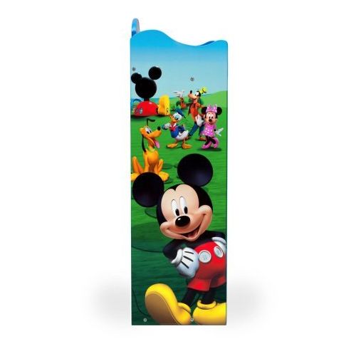 디즈니 Delta-Disney Kids Adorable Corner Adjustable Bookshelf Organizer (Mickey Mouse)