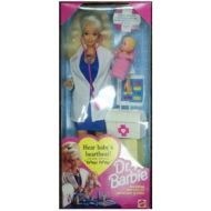 Barbie Doll Dr. Barbie BRUNETTE with 2 babies