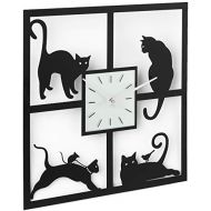 Ashton Sutton Wall Clock, Four Cats