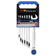 Performance Tool W30631 Metric Ratcheting Wrench Set, 7-Piece