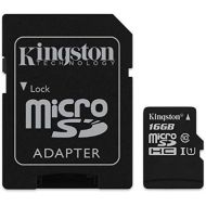 [아마존베스트]Kingston Canvas Select 16GB microSDHC Class 10 microSD Memory Card UHS-I 80MB/s R Flash Memory Card with Adapter (SDCS/16GB)