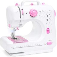 Best Choice Products 6V Compact Sewing Crafting Machine w/ 12 Stitch Patterns, Sewing Light, Drawer, Foot Pedal