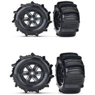 Traxxas TRAXXAS X-MAXX PADDLE WHEELS THAT GIVE YOU THE ABILITY TO GO ACROSS WATER WITH YOUR TRUCK. EVERYONE HAS SEEN THE VIDEO AND THESE TIRES AND WHEELS ARE WHAT MAKE IT HAPPEN