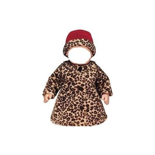  American Girl Bitty Baby Chocolate Cherry Coat & Hat for 15 doll