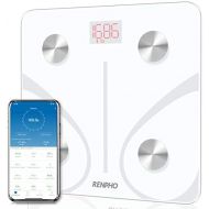 [아마존핫딜][아마존 핫딜] RENPHO Bluetooth Body Fat Scale Smart BMI Scale Digital Bathroom Wireless Weight Scale, Body Weight Scale with Smartphone App 396 lbs Digital Weight Scale - White