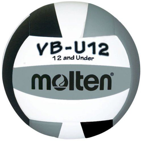  Molten Lightweight Youth Volleyball - BlackWhiteSilver