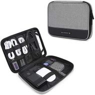 [아마존베스트]BAGSMART Electronic Organizer Travel Cable Organizer Electronics Accessories Cases for 7.9’’ iPad Mini, Cables, Chargers, USB, SD Card