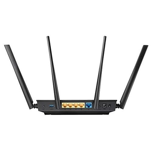 아수스 ASUS Wireless-AC1700 Dual Band Gigabit Router (Up to 1700 Mbps) with USB 3.0 (RT-ACRH17)