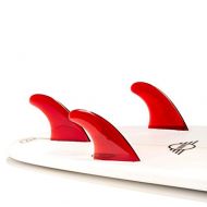 Dorsal Performance Flexrez Core Surfboard Thruster Surf Fins (3) FCS Compatible Red