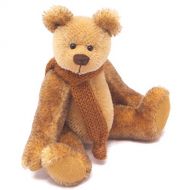 Bearitz Ritz - Teddy Bear BrownGold Miniature Mohair Panda Collectable 5 12 inches