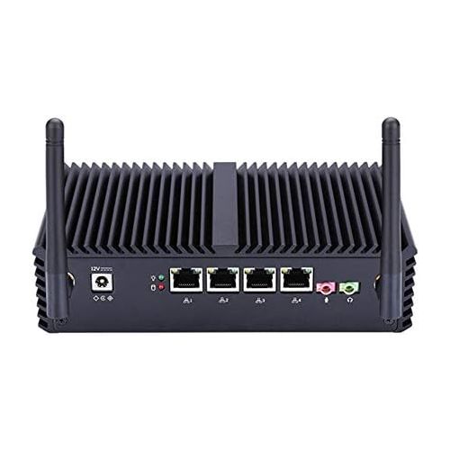  Qotom Desktop Router Q355G4 5Th Generation Intel Core I5-5200U AES-NI 4Gb Ddr3 Ram 256Gb Ssd, 4 Intel LAN,Used As A Router/Firewall/ Proxy/WiFi Access Point