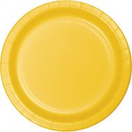 Creative Converting 553269 Touch of Color 96 Count Dinner/Large Paper Plates, School Bus Yellow