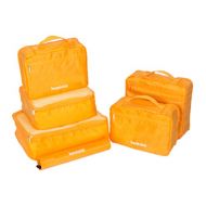 Bentoko Travel Bentoko 6 Piece Packing Cube Organizer Set (Pineapple)