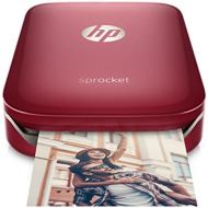 [아마존베스트]HP Sprocket Portable Photo Printer, Print Social Media Photos on 2x3 Sticky-Backed Paper - Red (Z3Z93A)