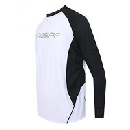 Myglory77mall myglory77mall Mens UV 50+ Protection Loose fit Diving Swimwears Surf Rash Guard Tops