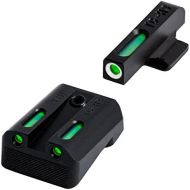 TRUGLO TFX Tritium and Fiber-Optic Xtreme Handgun Sights for Kimber 1911 Models with Fixed Rear Sight