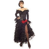 Rubie%27s Rubies Womens Black Sparkling Senorita Costume LARGE