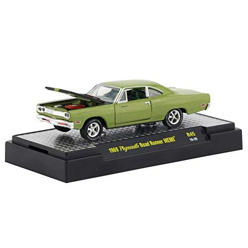  DIECAST 1:64 Detroit Muscle Release 45 Assortment in Plastic Display Cases Set of 6 32600-45 by M2 MACHINES