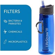 [아마존베스트]LifeStraw Go Water Filter Bottles with 2-Stage Integrated Filter Straw for Hiking, Backpacking, and Travel