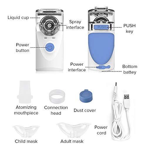  Cotify Portable Mini Vaporizers Machine Handheld Cool Mist Inhaler Kits for Adults Kids
