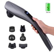 Lana Handheld Massager Back and Neck 120 Various Percussion Massagers for Muscle Handheld Deep Tissue Cordless and Rechargeable Stress Relieving Fatigue