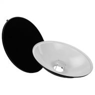 Fotodiox Pro Beauty Dish 28 with Honeycomb Grid and Speedring for Novatron M Series Monolight Strobe