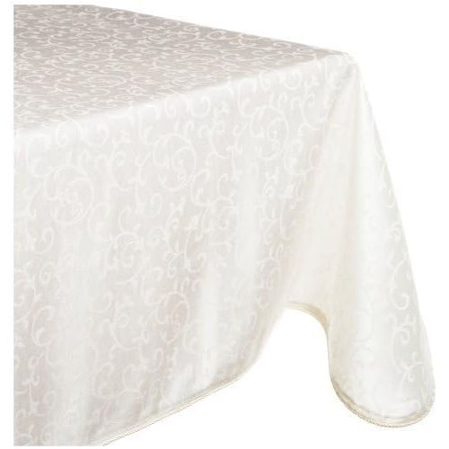 레녹스 Lenox Opal Innocence 60x140 Oblong Tablecloth, White