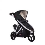 Phil&teds Phil and Teds Vibe V3 Stroller With Doubles Kit (Black)
