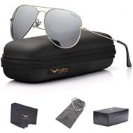 [아마존 핫딜] [아마존핫딜]LUENX Aviator Sunglasses for Women Polarized - UV 400 Protection with case 60MM
