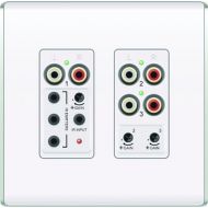 Legrand-On-Q Legrand - On-Q AU1011WH lyriQ Flush Mount Triple Source Input, White (Wall Plate not included)